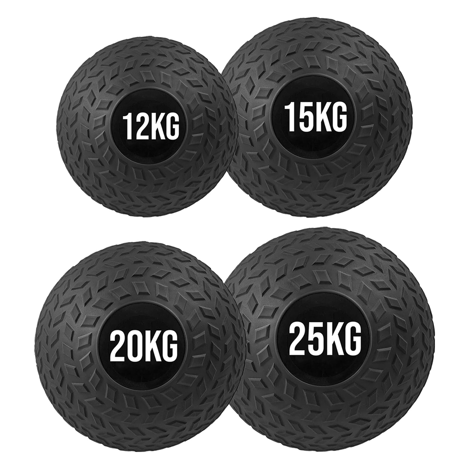 Adjustable Treaded Slam Ball Weight • Heavy‑Duty Rubber Finish • No‑Bounce Power & Core Training • Strength Fitness • Ideal for Home Gym