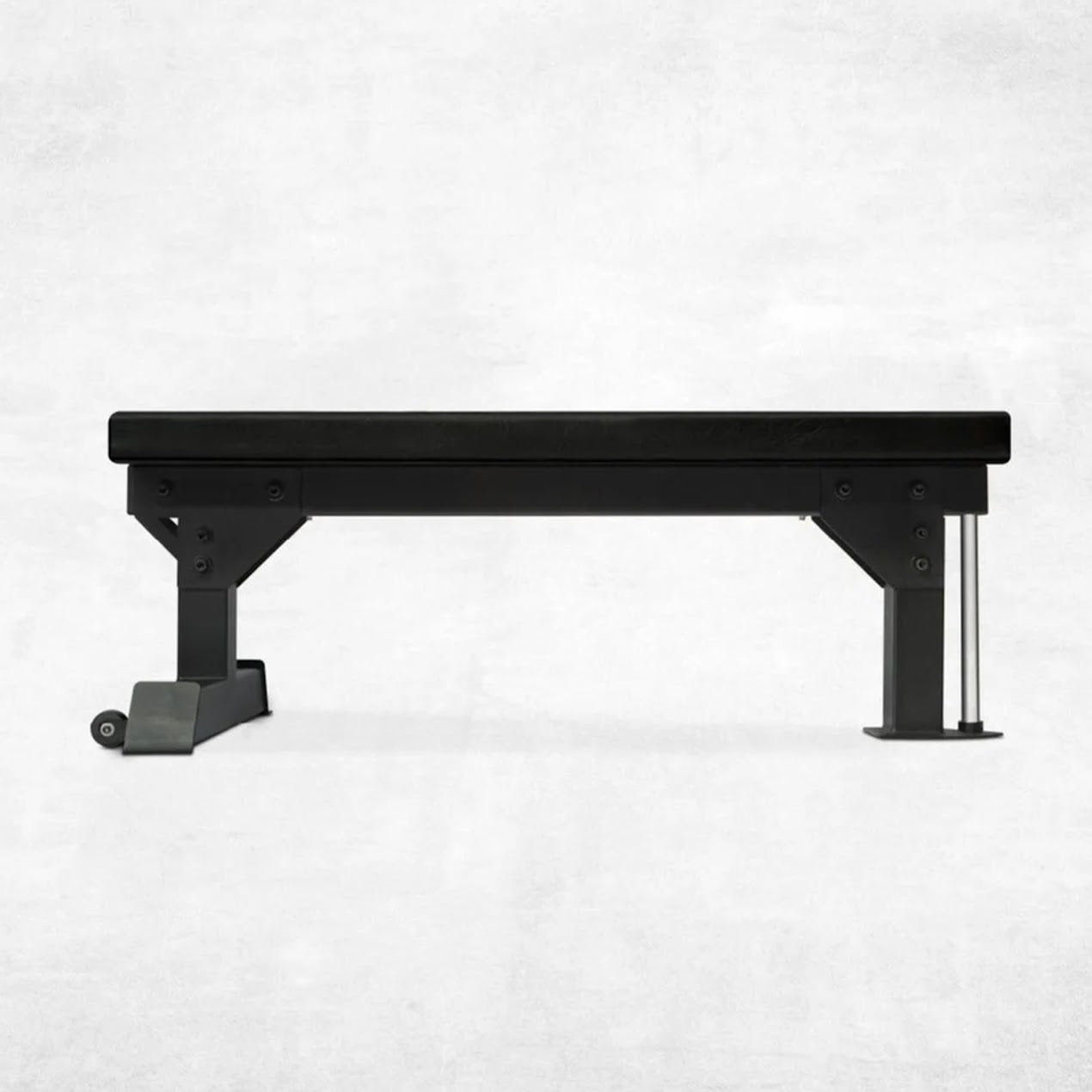 Commercial Flat Weight Bench – Steel Frame, Ultra-Thick Padding, Mobility Wheels, 300 kg Capacity – Built for Chest Workouts & Home Gym Setups