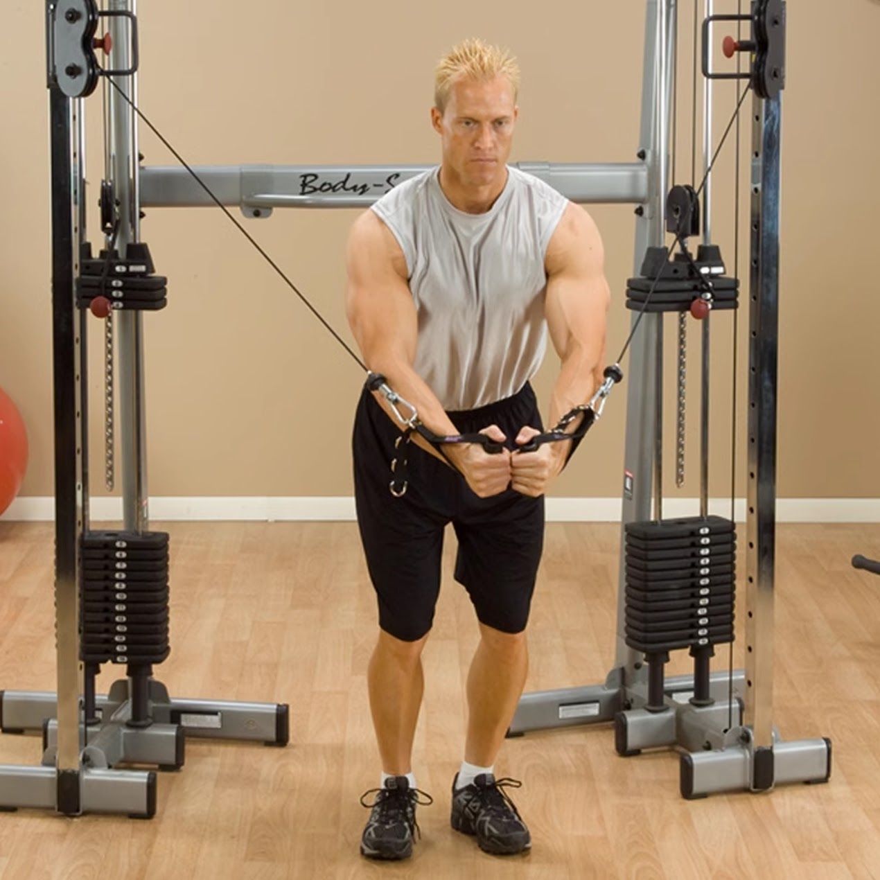 Elite Cable Attachment Kit – Precision‑Welded Steel Bars, Textured Rope & Padded Strap for Targeted Strength in Home Gym Settings