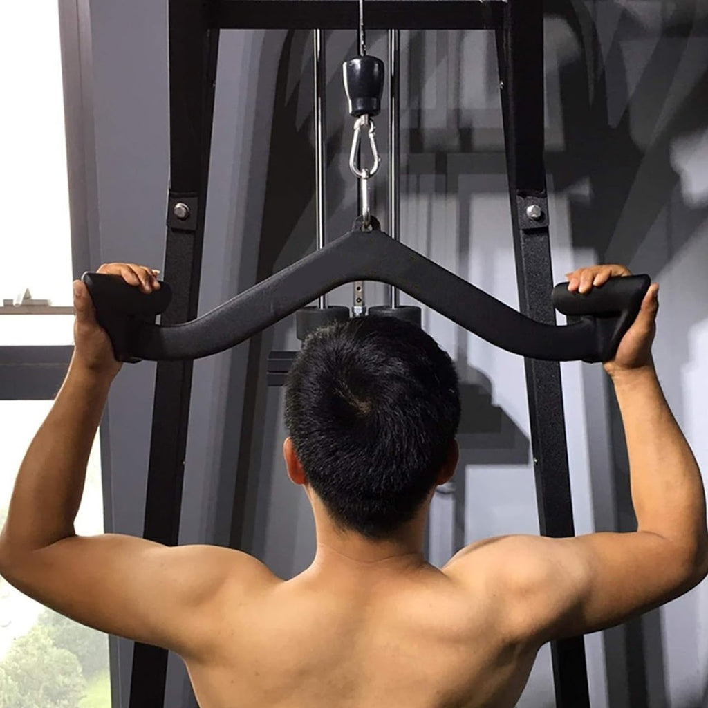 Elite Cable Attachment Kit – Precision‑Welded Steel Bars, Textured Rope & Padded Strap for Targeted Strength in Home Gym Settings