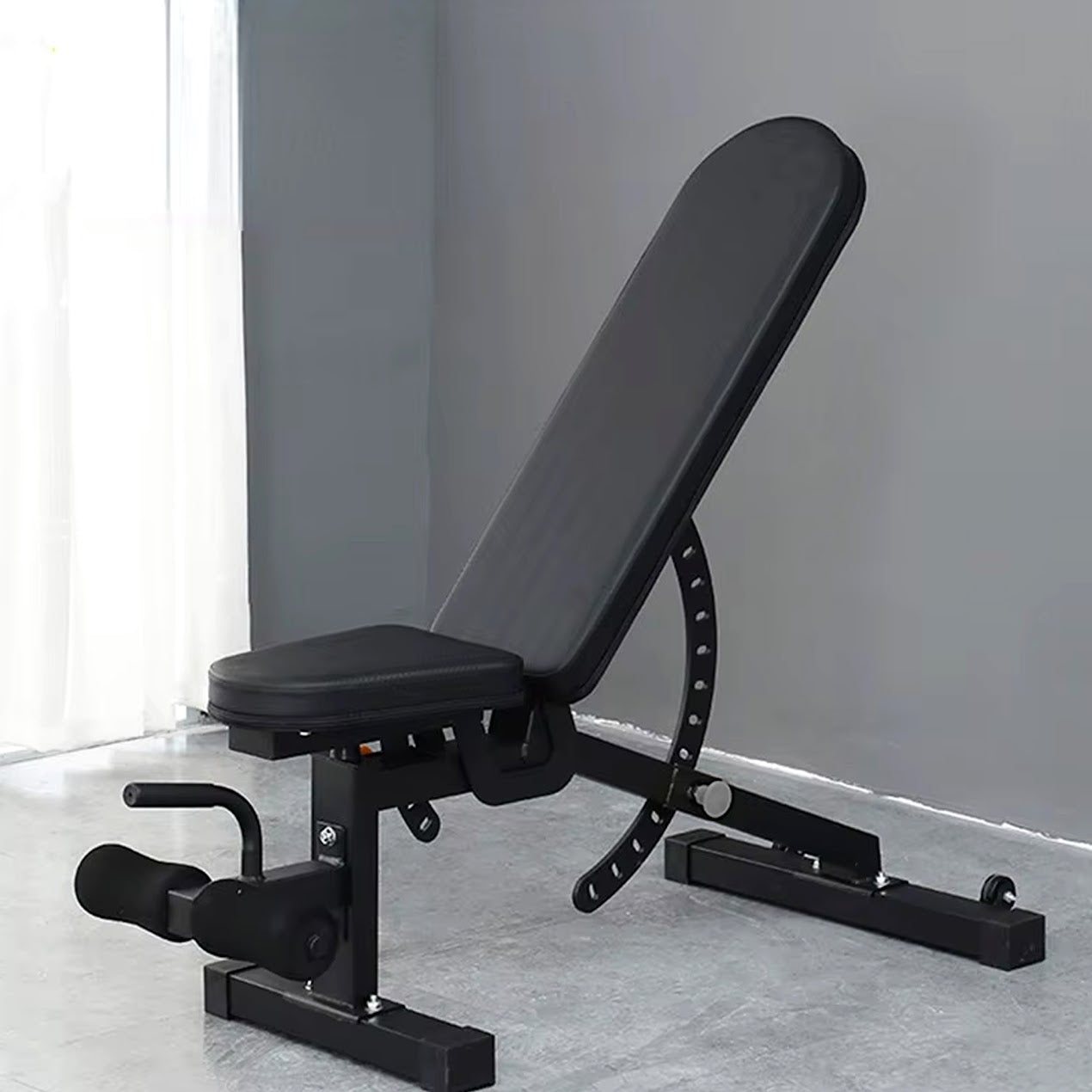 Premium Adjustable Weight Bench – Heavy-Duty Foldable Steel Frame, 9 Angles for Full-Body Workouts – Space-Saving Home Gym Strength Equipment