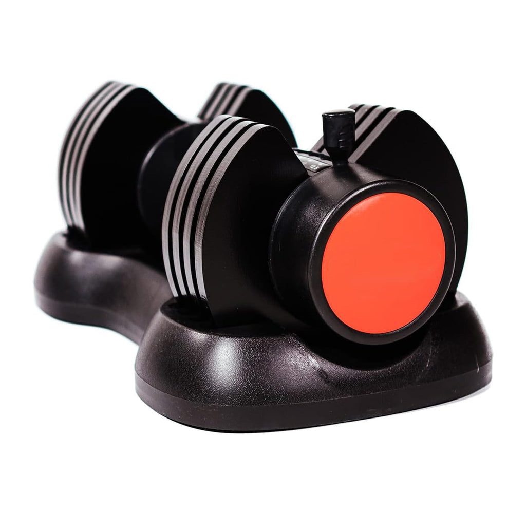 Premium Adjustable Dumbbell Set – 12.5 kg Pair, 5‑in‑1 Rubber-Coated Weights with Secure Locking System for Compact Home Gym Workouts