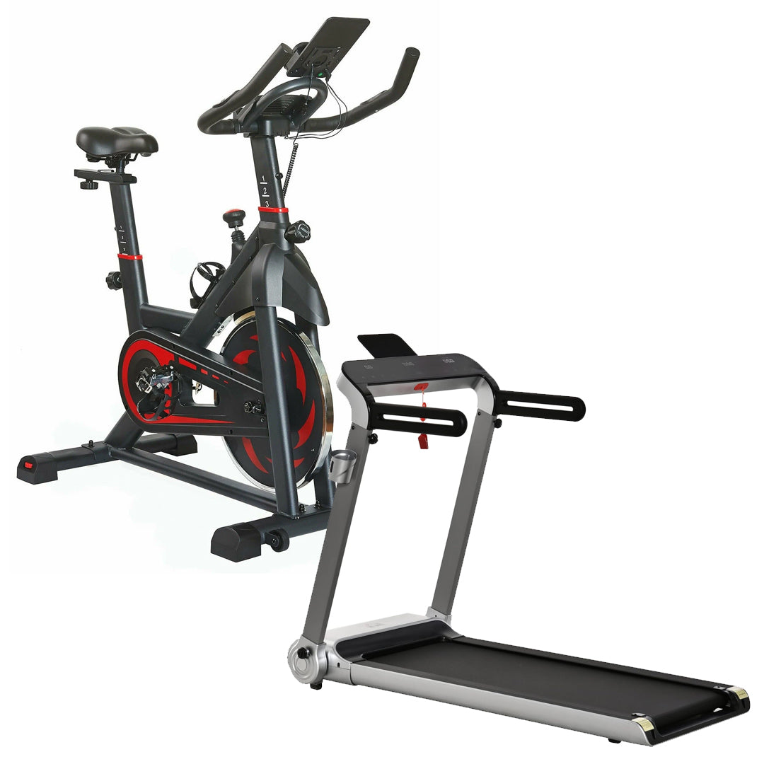 Compact Folding Treadmill – 14 km/h Powerful Motor, Shock‑Absorbent Belt, LED Display – Foldable Home & Office Running Pad for Small Spaces