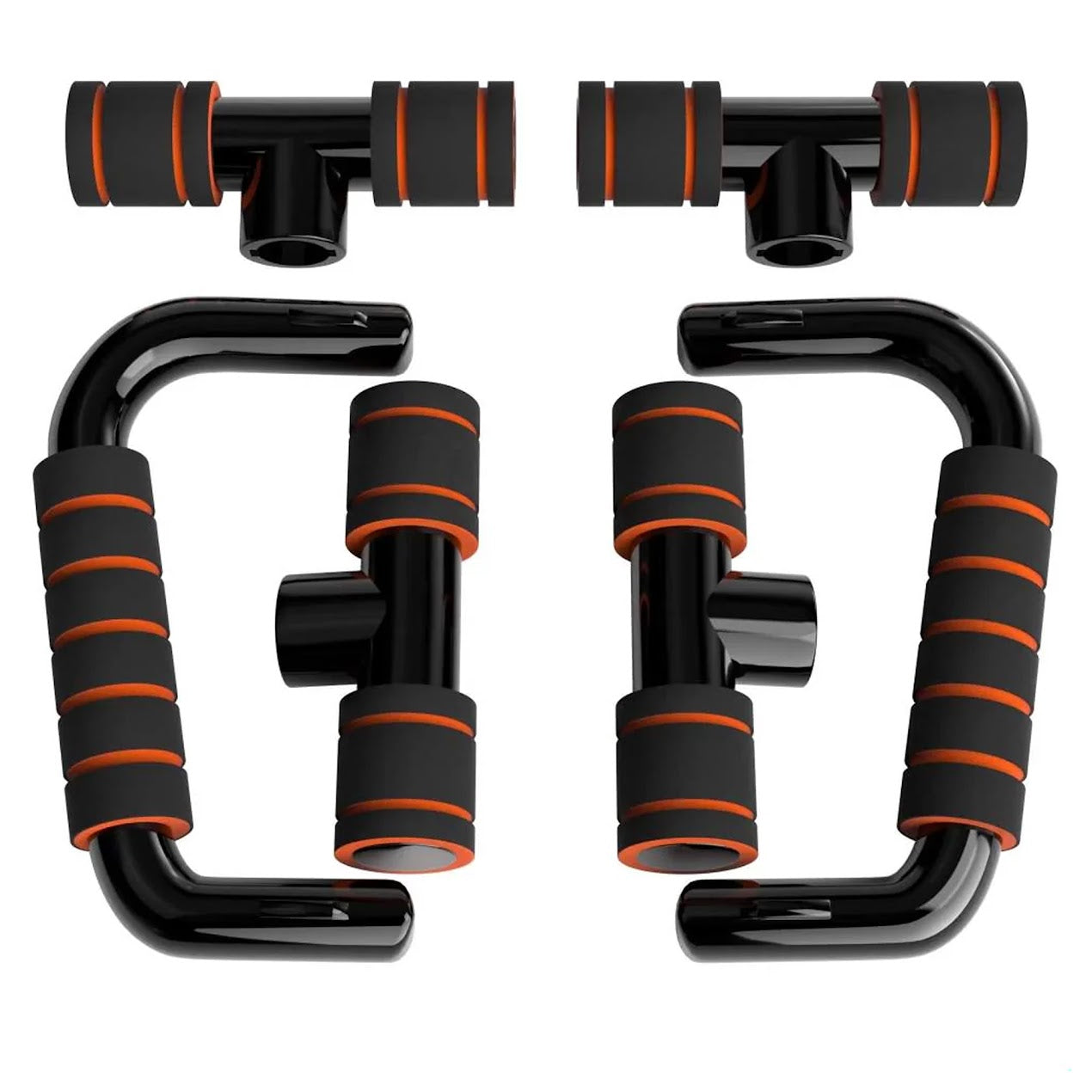 Premium Push‑Up Bars with Anti‑Slip Grips – Durable PVC/PP Workout Handles for Chest, Shoulders & Triceps – Compact Home Gym Accessory