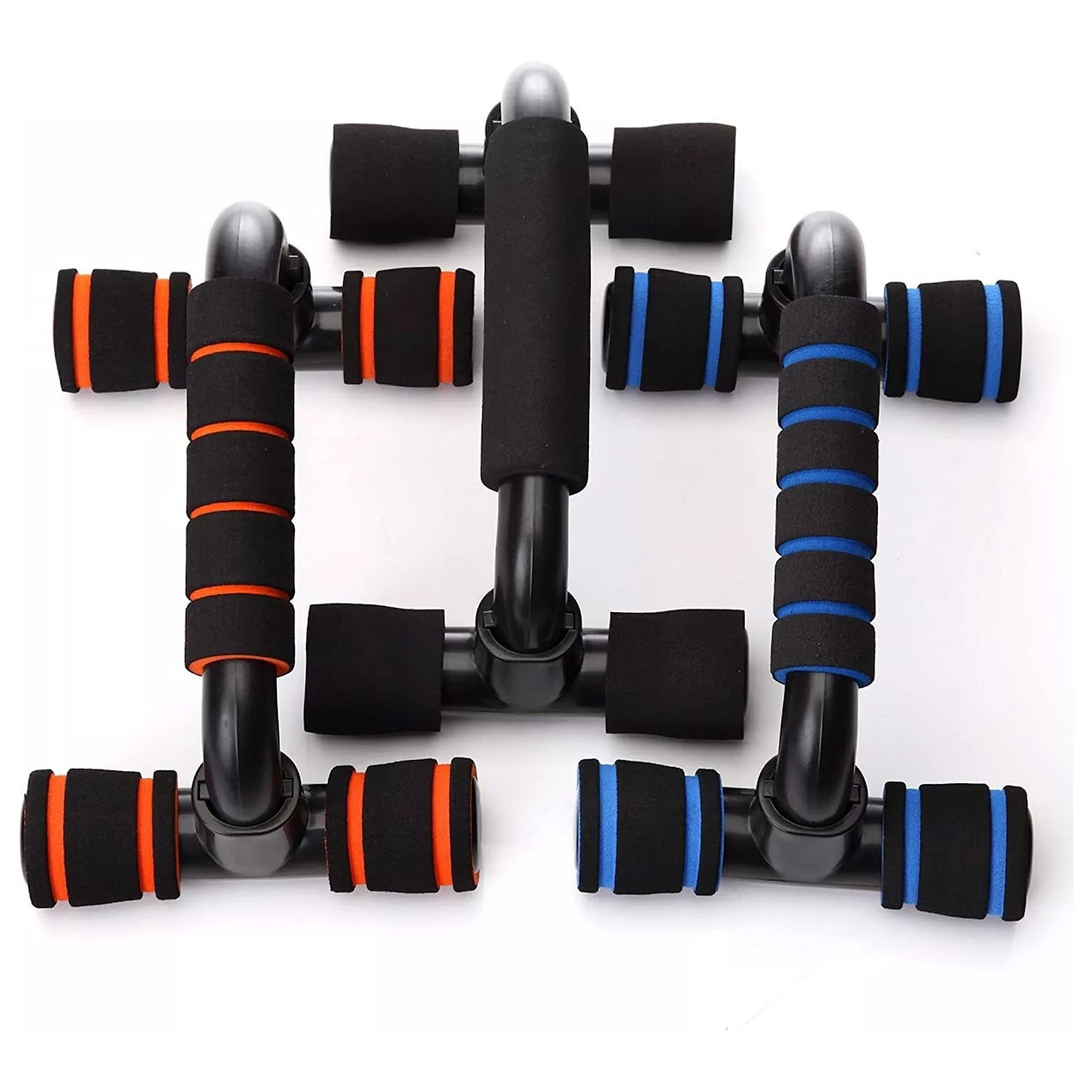 Premium Push‑Up Bars with Anti‑Slip Grips – Durable PVC/PP Workout Handles for Chest, Shoulders & Triceps – Compact Home Gym Accessory