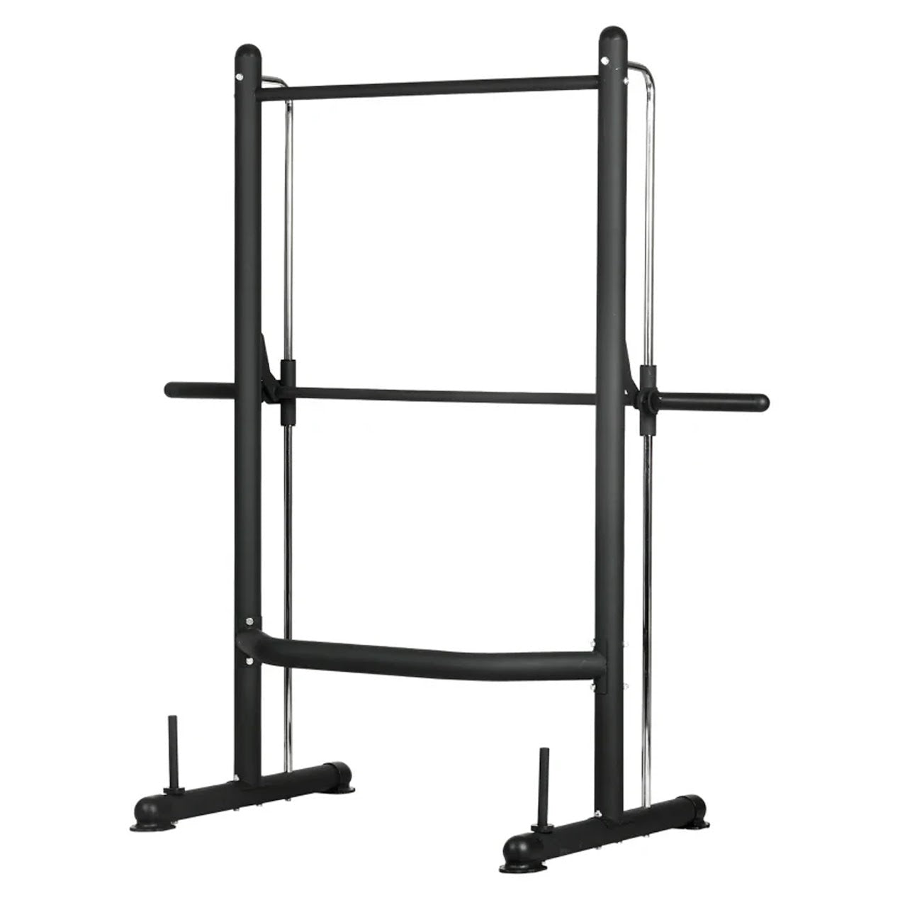 All-in-One Smith Machine Power Rack with Pull‑Up Bar, Reinforced Steel Frame & Safety Stops – Full-Body Strength Training Station for Home Gym Use