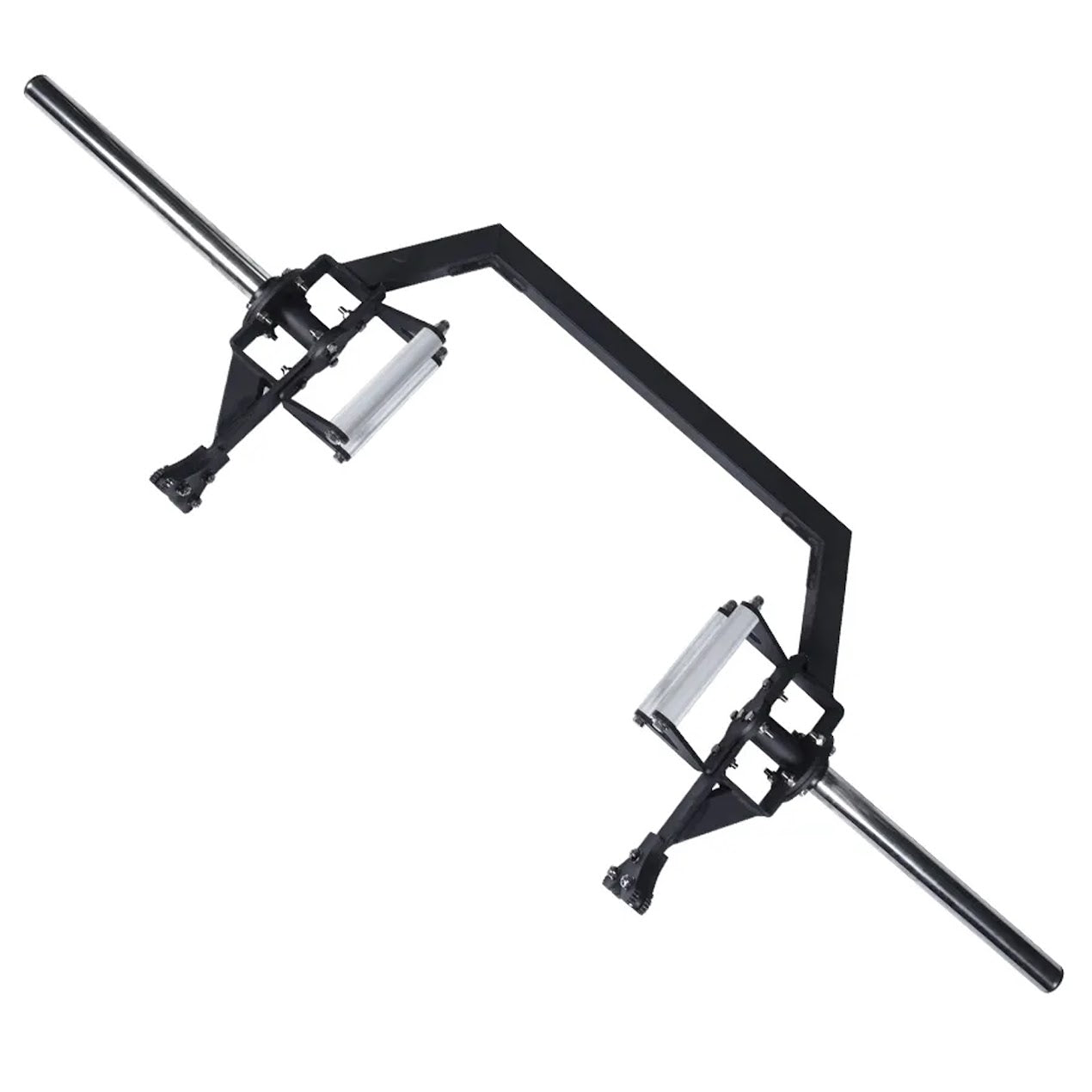Adjustable 20 kg Open Trap Bar – Powder-Coated Steel Hex Bar with Rotating Sleeves & Built‑In Jack for Deadlifts, Shrugs & Farmer’s Carries – Compact Home Gym Strength Tool