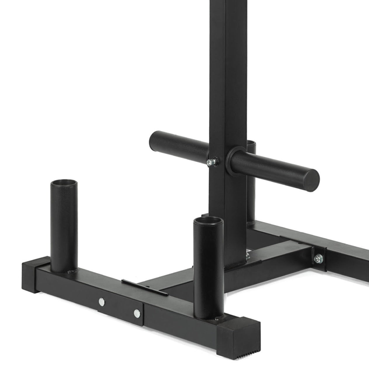 Olympic Weight Rack with Bar Holders | 3‑Tier Steel Tree | 200kg Capacity | Compact, Powder‑Coated Plate Organizer for Home & Garage Gyms