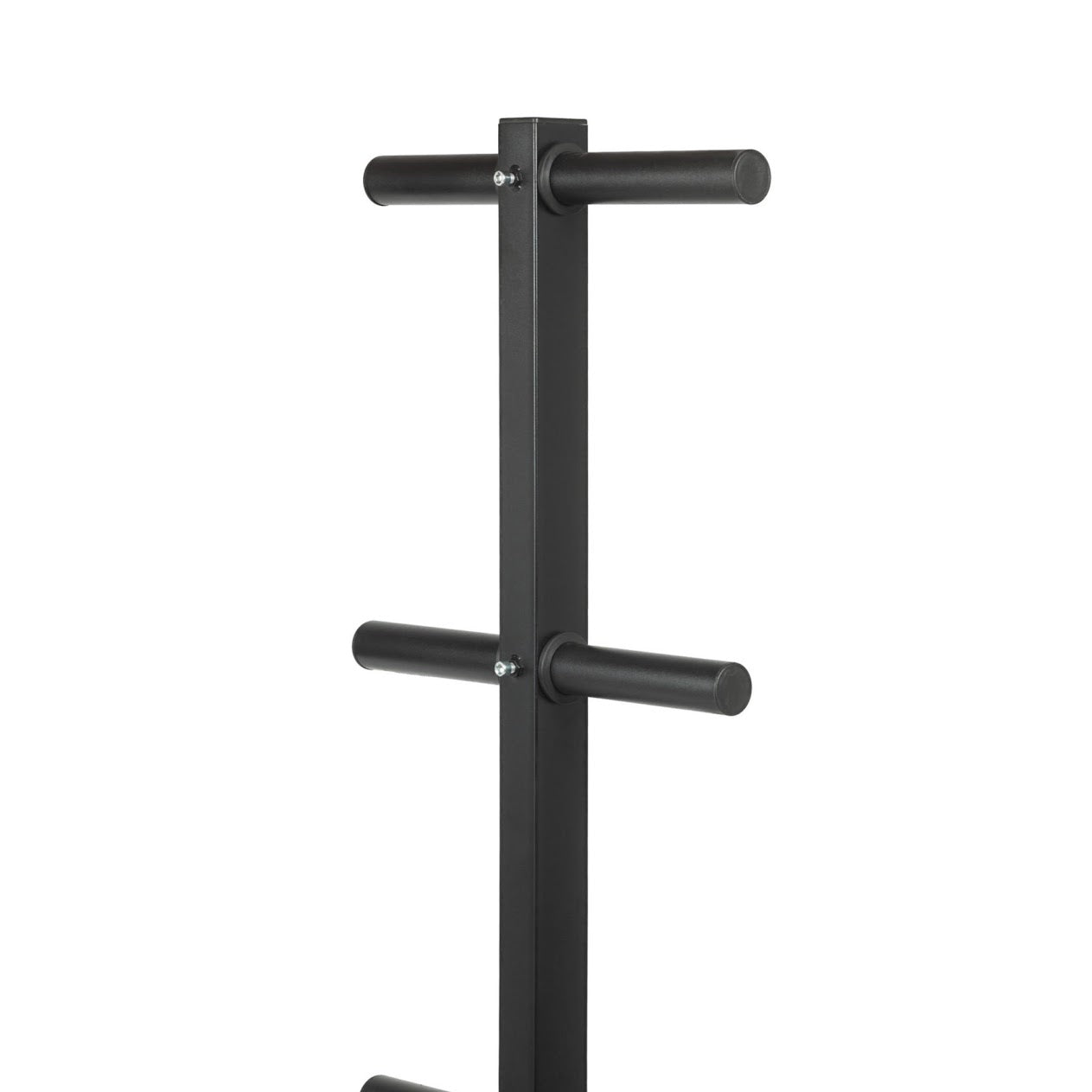 Olympic Weight Rack with Bar Holders | 3‑Tier Steel Tree | 200kg Capacity | Compact, Powder‑Coated Plate Organizer for Home & Garage Gyms